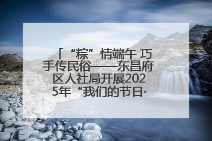 “粽”情端午 巧手传民俗——东昌府区人社局开展2025年“我们的节日·端午”包粽子活动