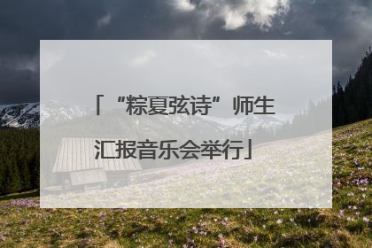 “粽夏弦诗”师生汇报音乐会举行
