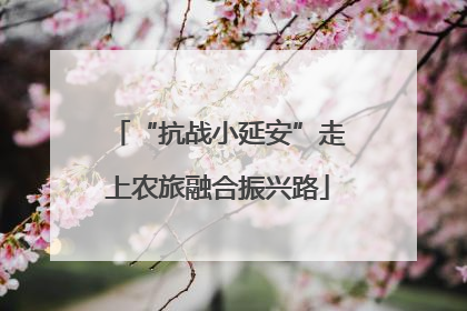 “抗战小延安”走上农旅融合振兴路