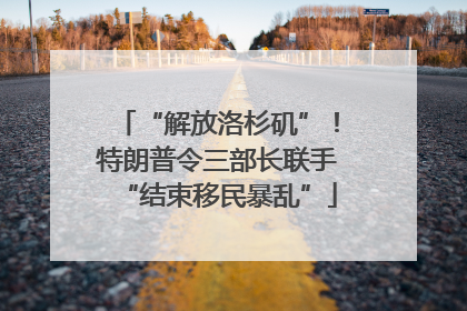 “解放洛杉矶”！特朗普令三部长联手“结束移民暴乱”