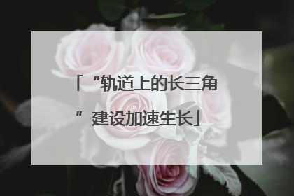 “轨道上的长三角”建设加速生长