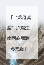 “龙舟溪游”点燃江南西商圈消费热潮