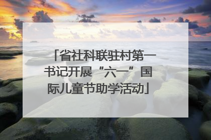 省社科联驻村第一书记开展“六一”国际儿童节助学活动