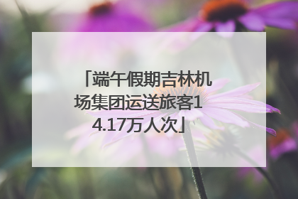 端午假期吉林机场集团运送旅客14.17万人次