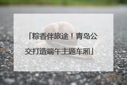 粽香伴旅途！青岛公交打造端午主题车厢