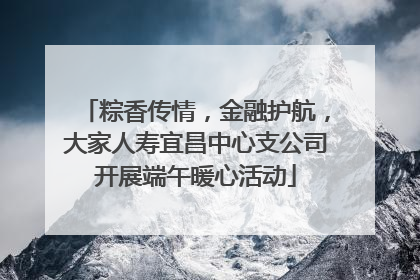 粽香传情，金融护航，大家人寿宜昌中心支公司开展端午暖心活动