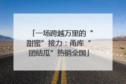 一场跨越万里的“甜蜜”接力：甬库“团结瓜”热销全国