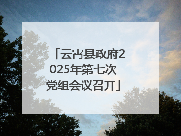 云霄县政府2025年第七次党组会议召开