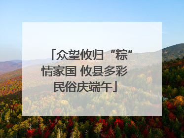 众望攸归“粽”情家国 攸县多彩民俗庆端午