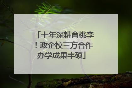 十年深耕育桃李！政企校三方合作办学成果丰硕