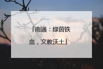 南通：绿茵铁血，文教沃土