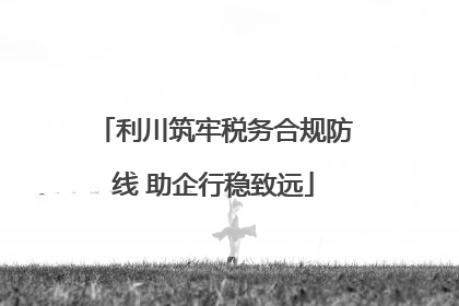利川筑牢税务合规防线 助企行稳致远