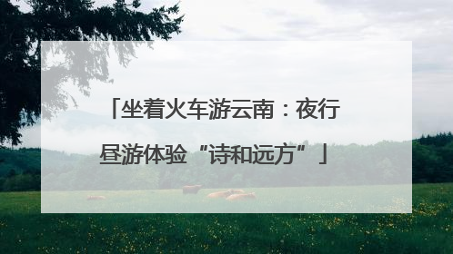 坐着火车游云南：夜行昼游体验“诗和远方”