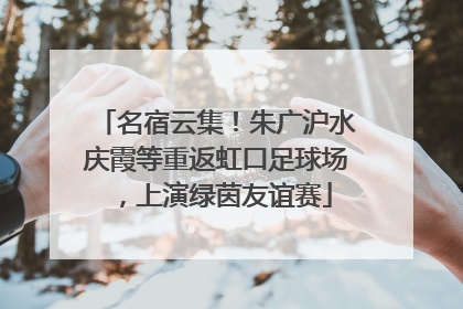 名宿云集！朱广沪水庆霞等重返虹口足球场，上演绿茵友谊赛