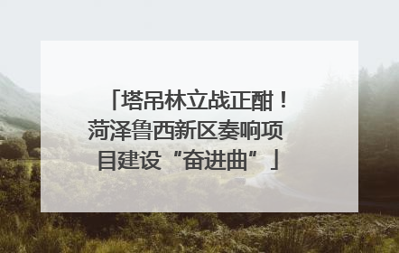 塔吊林立战正酣！菏泽鲁西新区奏响项目建设“奋进曲”
