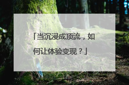 当沉浸成顶流，如何让体验变现？