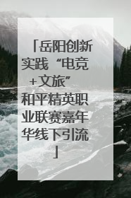 岳阳创新实践“电竞+文旅” 和平精英职业联赛嘉年华线下引流