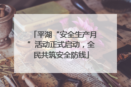 平湖“安全生产月”活动正式启动，全民共筑安全防线