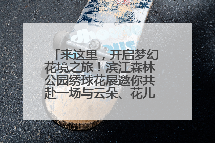 来这里，开启梦幻花境之旅！滨江森林公园绣球花展邀你共赴一场与云朵、花儿的浪漫之约