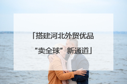 搭建河北外贸优品“卖全球”新通道