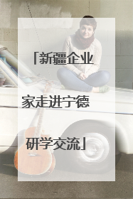 新疆企业家走进宁德研学交流