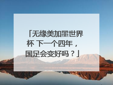 无缘美加墨世界杯 下一个四年，国足会变好吗？