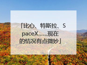 比心、特斯拉、SpaceX……现在的情况有点微妙