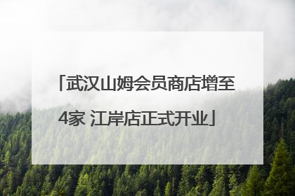 武汉山姆会员商店增至4家 江岸店正式开业