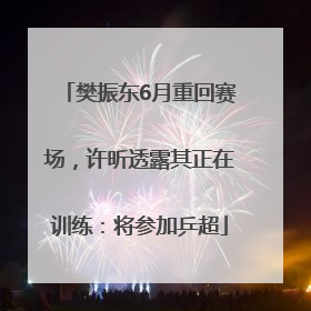 樊振东6月重回赛场，许昕透露其正在训练：将参加乒超