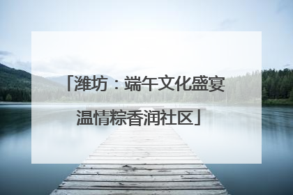 潍坊：端午文化盛宴 温情粽香润社区