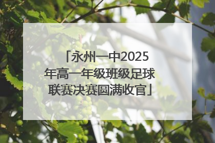 永州一中2025年高一年级班级足球联赛决赛圆满收官