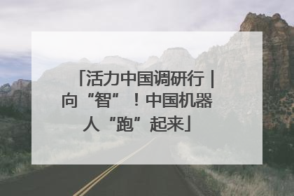 活力中国调研行｜向“智”！中国机器人“跑”起来
