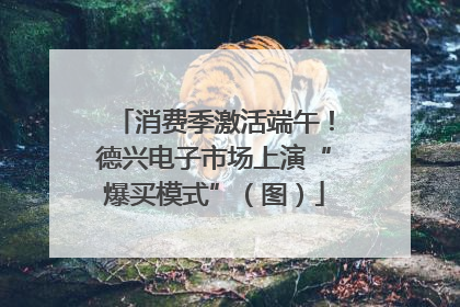 消费季激活端午！德兴电子市场上演“爆买模式”（图）
