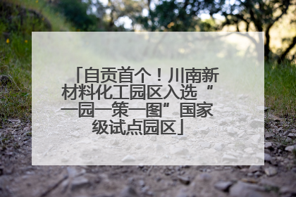 自贡首个！川南新材料化工园区入选“一园一策一图”国家级试点园区