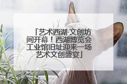 艺术西湖·文创坊间开幕！西湖博览会工业馆旧址迎来一场艺术文创盛宴