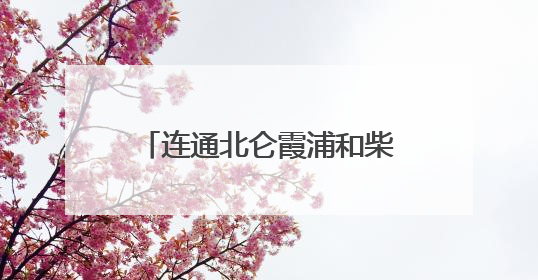 连通北仑霞浦和柴桥！这条城市主干路规划选址公示