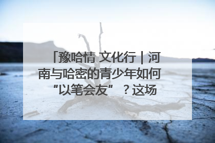豫哈情 文化行｜河南与哈密的青少年如何 “以笔会友”？这场书画展藏着答案