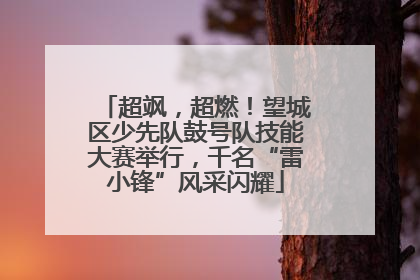 超飒，超燃！望城区少先队鼓号队技能大赛举行，千名“雷小锋”风采闪耀