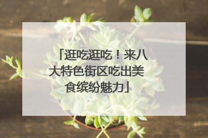 逛吃逛吃！来八大特色街区吃出美食缤纷魅力