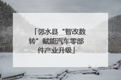 邻水县“智改数转”赋能汽车零部件产业升级