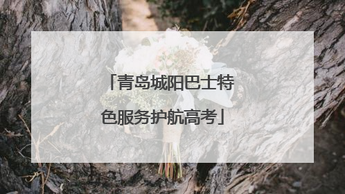 青岛城阳巴士特色服务护航高考
