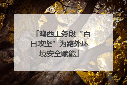 鸡西工务段“百日攻坚”为路外环境安全赋能