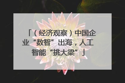 （经济观察）中国企业“数智”出海，人工智能“挑大梁”