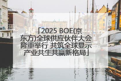 2025 BOE(京东方)全球供应伙伴大会隆重举行 共筑全球显示产业共生共赢新格局