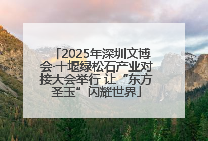 2025年深圳文博会·十堰绿松石产业对接大会举行 让“东方圣玉”闪耀世界